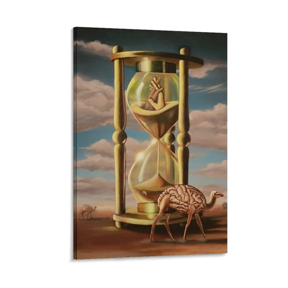 Salvador Dali Wall Art Prints 《Key To Time》 Art Poster Canvas Wall Art Prints Poster Gifts Photo Picture Painting Posters Room Decor Home Decorative 08x12inch(20x30cm)