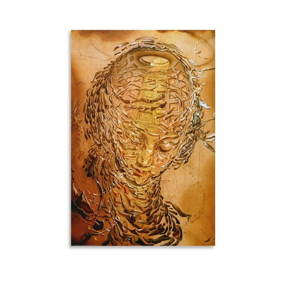 Salvador Dali Wall Art Prints 《Raphaelesque Head Exploding》 Art Poster Canvas Wall Art Prints Poster Gifts Photo Picture Painting Posters Room Decor Home Decorative 12x18inch(30x45cm)