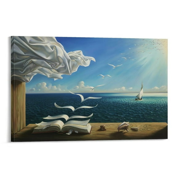 Salvador Dali Wall Art Prints 《The Enigma Of Desire》 Poster Room Aesthetic Poster Print Art Wall Painting Canvas Posters Gifts Modern Bedroom Decor 24x36inch(60x90cm)