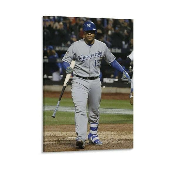 Salvador Perez Canvas Poster Picture Print Wall Art Poster Painting Canvas Posters Artworks Gift Room Aesthetic 16x24inch(40x60cm)