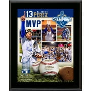 Salvador Perez Kansas City Royals 2015 MLB World Series Champions 10.5" x 13" World Series MVP Sublimated Plaque