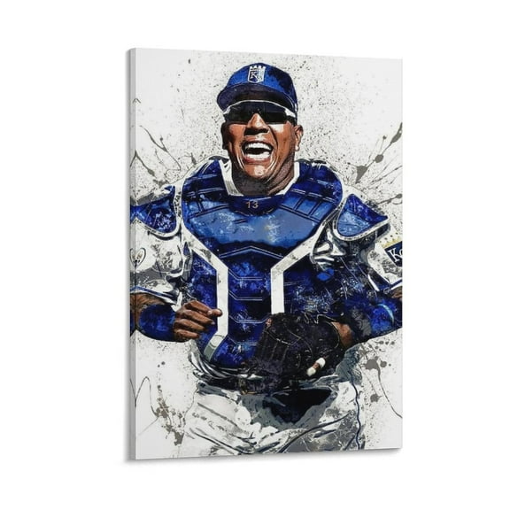 Salvador Perez Poster Art Poster Canvas Painting Decor Wall Print Photo Gifts Home Modern Decorative Posters 12x18inch(30x45cm)