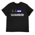 thumbnail image 1 of Salvadoran Flag Dna El Salvador Salvadore?O Men Funny T-Shirt Black 3X-Large, 1 of 5