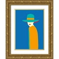 thumbnail image 1 of Salvadori, Sean 11x14 Gold Ornate Wood Framed with Double Matting Museum Art Print Titled - Lady No. 7, 1 of 4