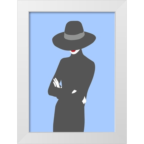 Salvadori, Sean 11x14 White Modern Wood Framed Museum Art Print Titled - Lady No. 2