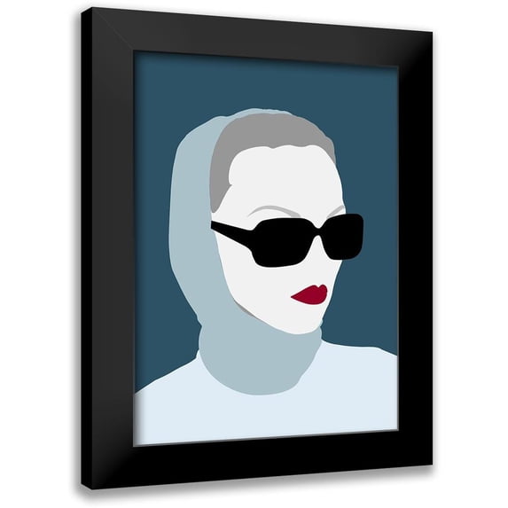 Salvadori, Sean 14x18 Black Modern Framed Museum Art Print Titled - Lady No. 8