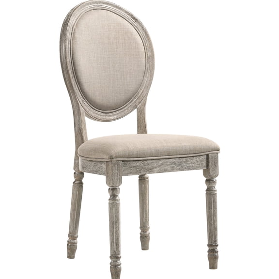 Salvaged Light Oak Side Chairs in Pair / Vintage Touch to Your Home