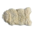 thumbnail image 1 of Salvani Genuine Icelandic Sheepskin Rug Throw – shade of white - curly pile, 1 of 7