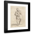 thumbnail image 1 of Salvator Rosa 11x14 Black Modern Framed Museum Art Print Titled - Soldier, Standing, Looking at the Ground (1656 - 1657), 1 of 5
