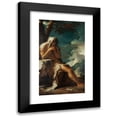 thumbnail image 1 of Salvator Rosa 12x18 Black Modern Framed Museum Art Print Titled - Saint Humphrey (Onuphrius) (C. 1660), 1 of 5