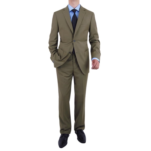 Salvatore Exte Mens 2 Button Two Piece Suit Modern Fit Jacket Blazer With Pant