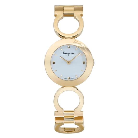 Pre-Owned Salvatore Ferragamo 28mm Ladies Quartz Steel Watch SFYA00321 (Good)