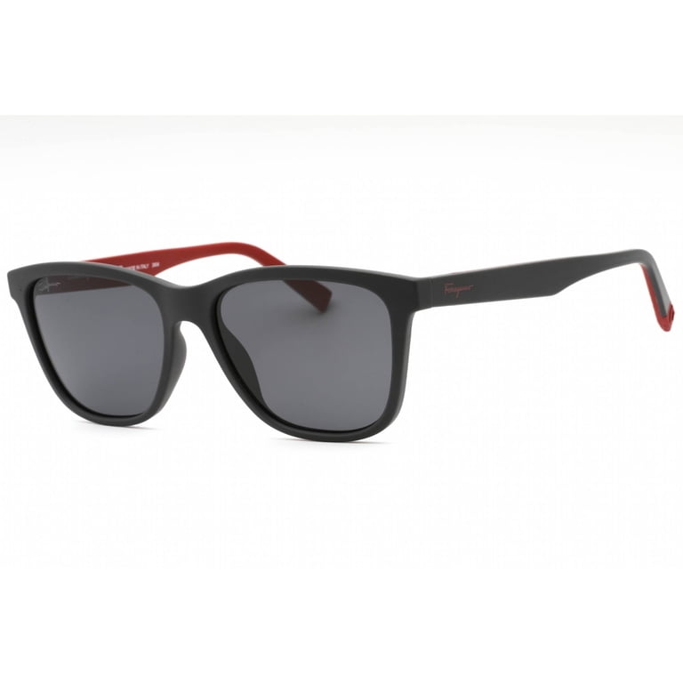 Salvatore Ferragamo Dark Grey Rectangular Men display picture 1