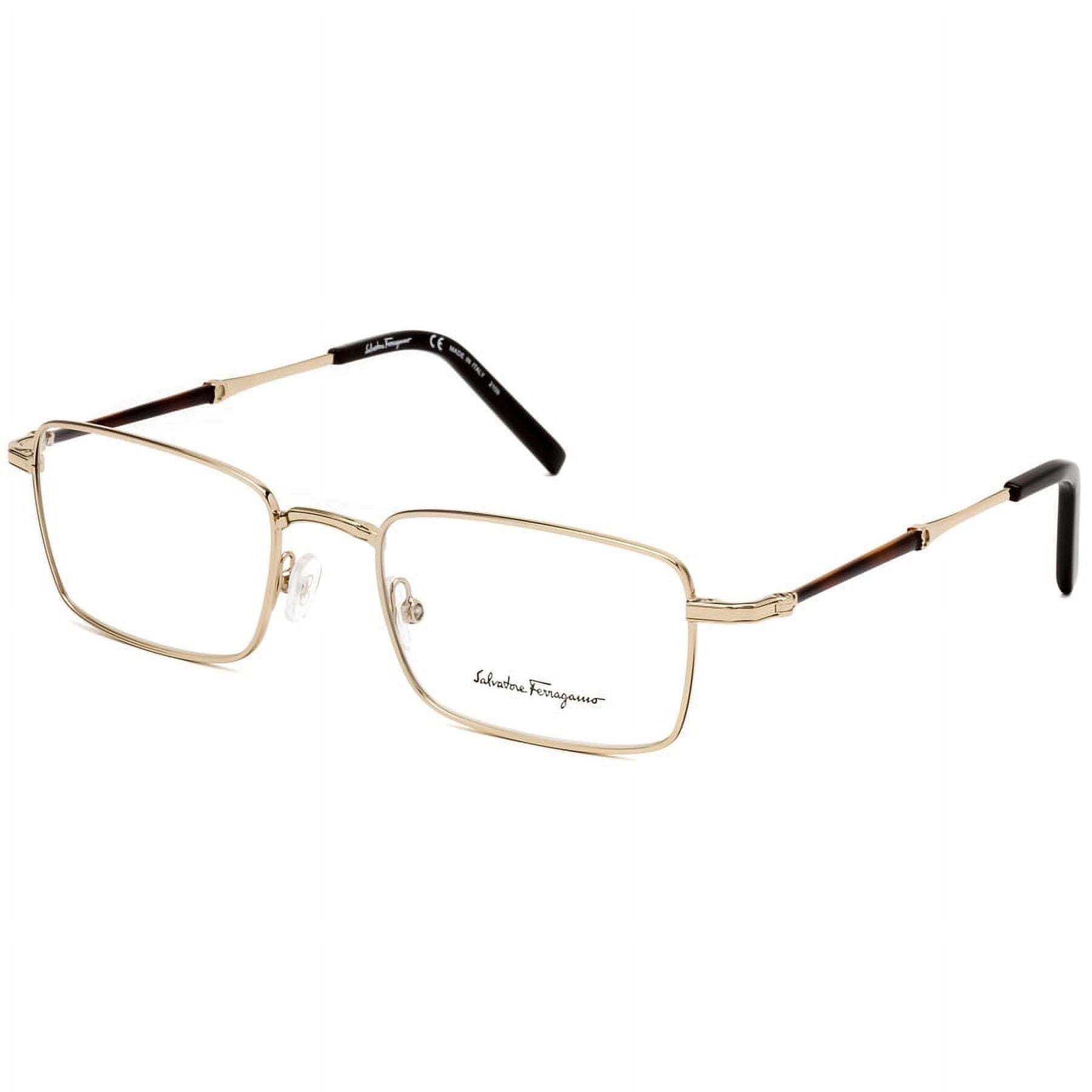Salvatore Ferragamo Demo Rectangular Men's Eyeglasses SF2212 Salvatore Ferragamo Demo Rectangular Men's Eyeglasses SF2212