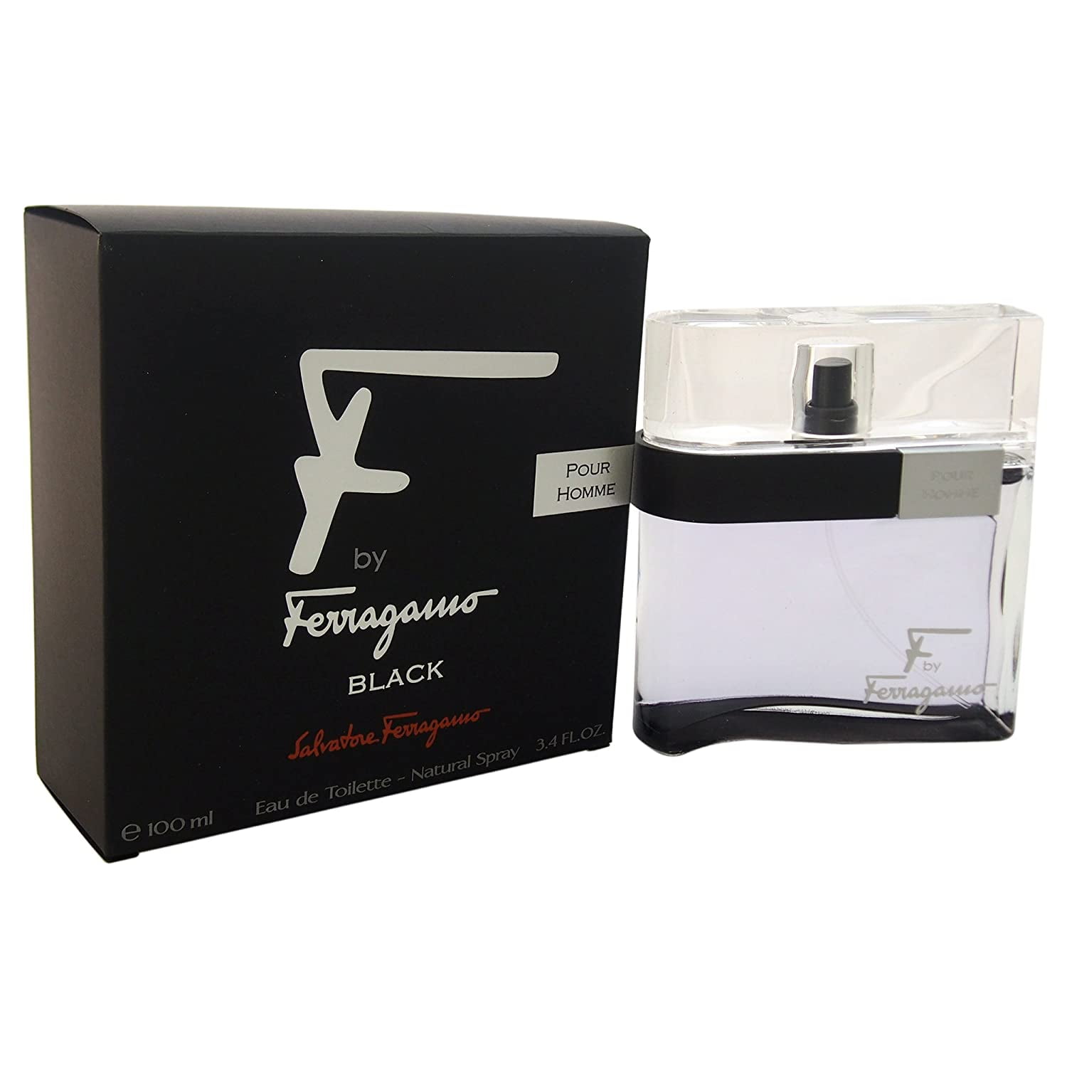 F Black by Salvatore Ferragamo Eau De Toilette Spray 3.4 oz