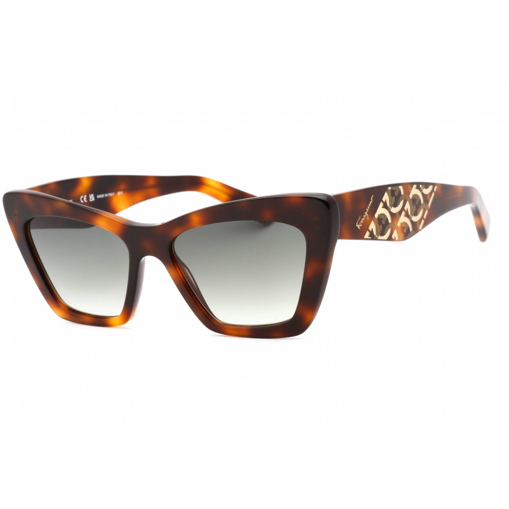 SALVATORE FERRAGAMO Grey Cat Eye Ladies Sunglasses Ferragamo Women Nude Cat Eye Sunglasses SF928S-290 Blue Grey  main image 3