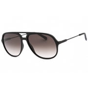 Salvatore Ferragamo SF 999S Plastic Mens Pilot Sunglasses Matte Black 60mm Adult