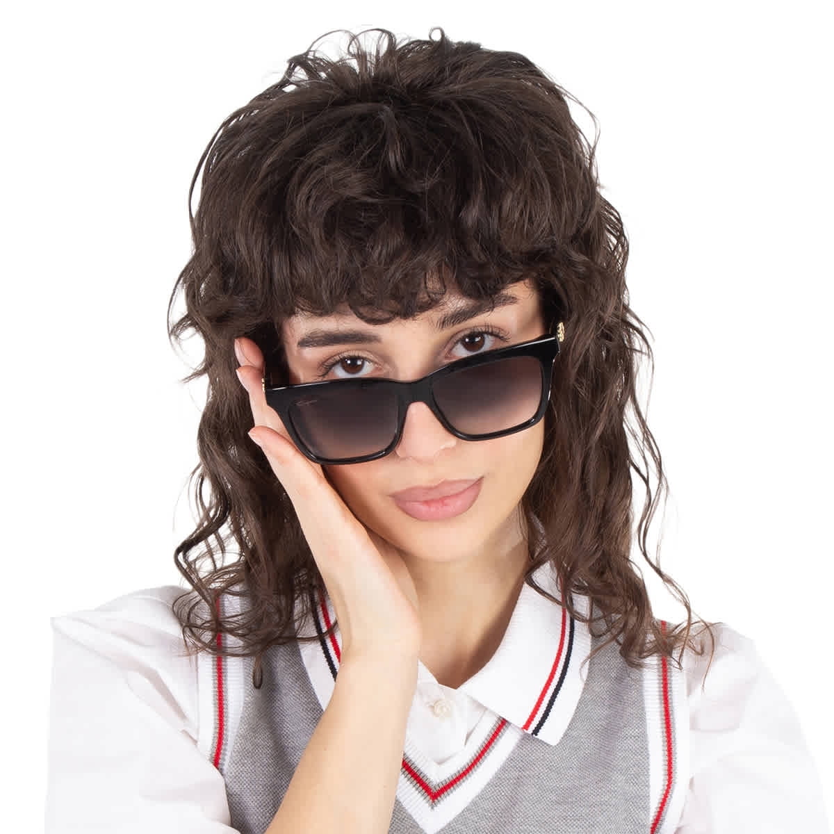 Ferragamo Women's SF1027S 55mm Sunglasses - Walmart.com