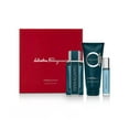 thumbnail image 1 of Salvatore Ferragamo Intense Leather 3.3 oz EDP+ 3.4 gel+ edp mini Set NIB, 1 of 1