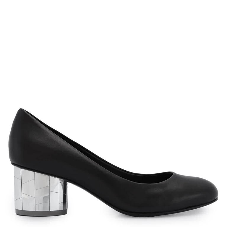 Salvatore Ferragamo Ladies Black Farrah Mirrored Heel Pump Shoes
