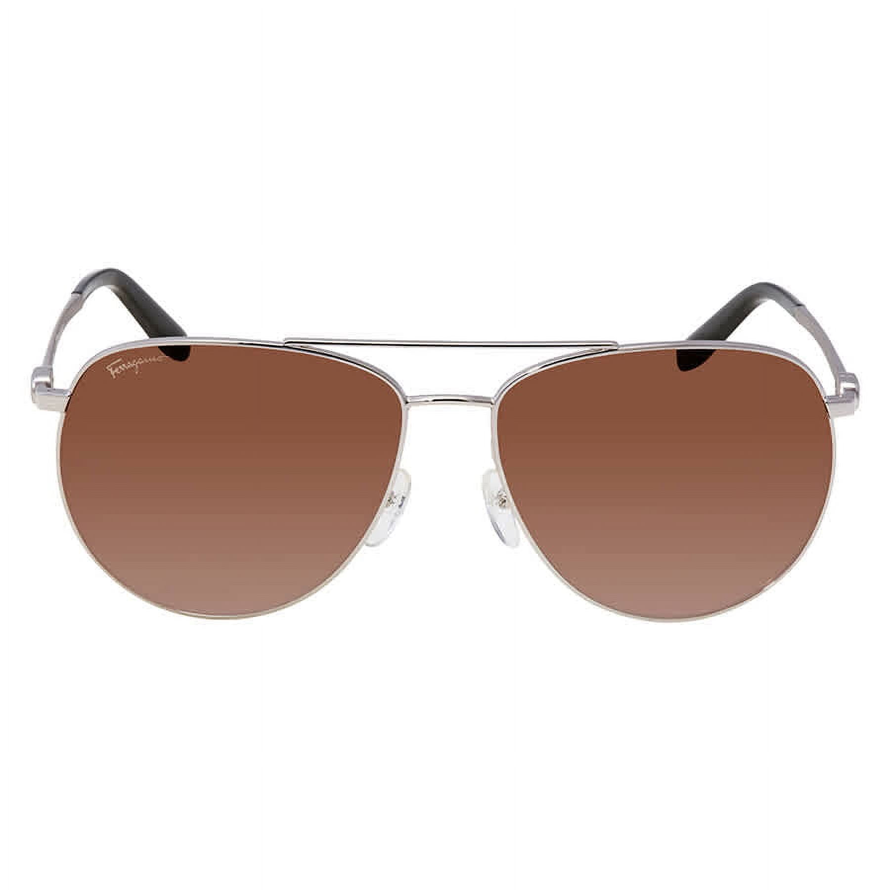 Salvatore ferragamo hotsell 60mm aviator sunglasses