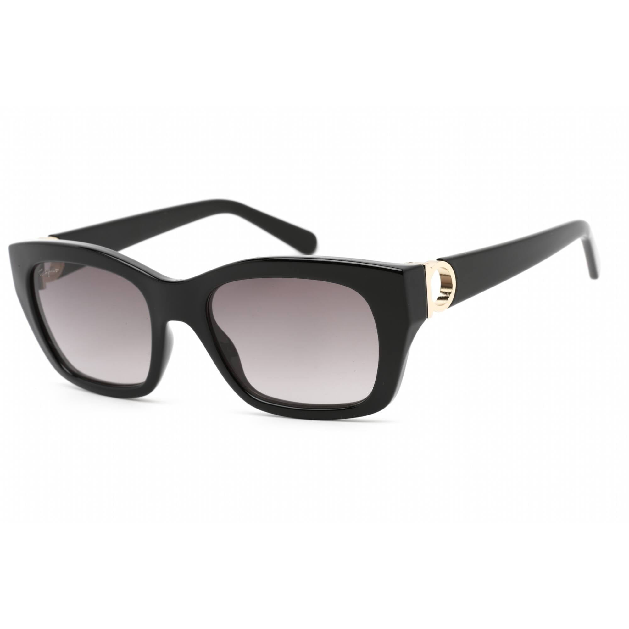 Salvatore Ferragamo SF1012S 001 53mm Rectangle Sunglasses Women's Black