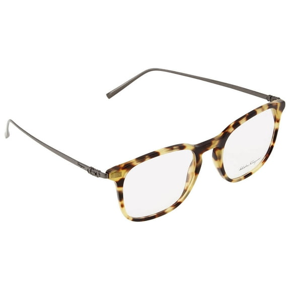 Salvatore Ferragamo SF 2846 Plastic Unisex Square Eyeglasses Tortoise 53mm Adult