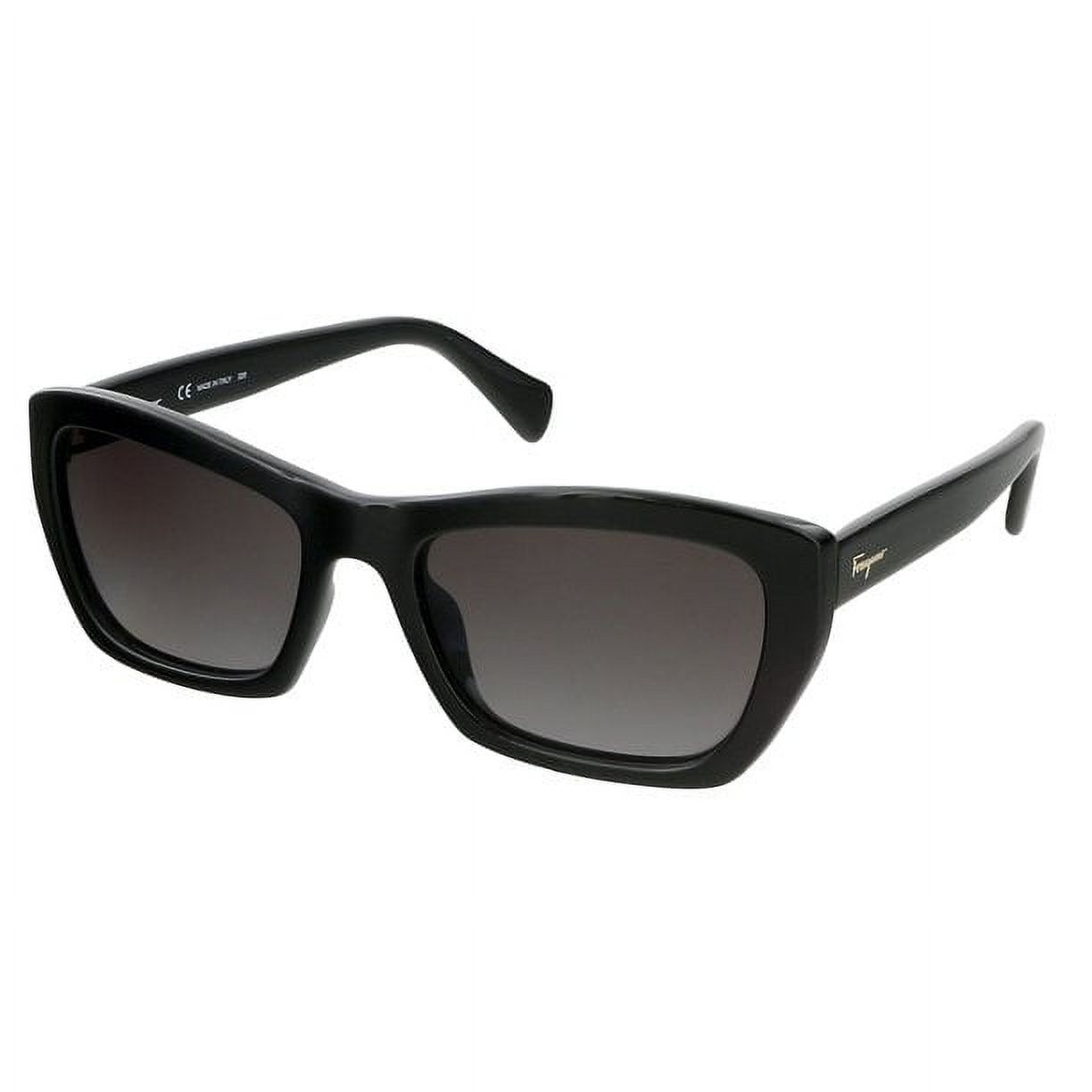 Salvatore Ferragamo Woman\'s Black Sunglasses 55mm Amazon.com: Salvatore Ferragamo Womens Women main image 2