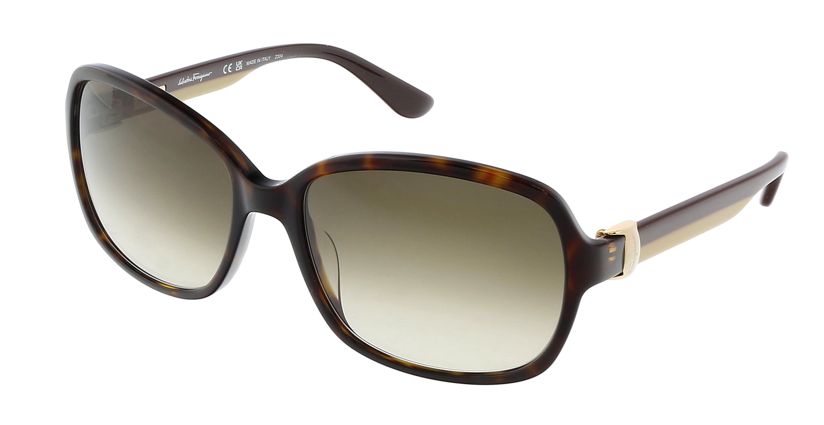 Salvatore Ferragamo SF606S 214 Oval Full Rim Sunglasses for  display picture 2