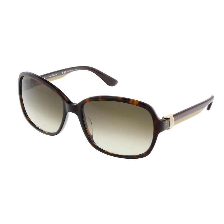 Salvatore Ferragamo SF606S 214 Oval Full Rim Sunglasses for  display picture 3