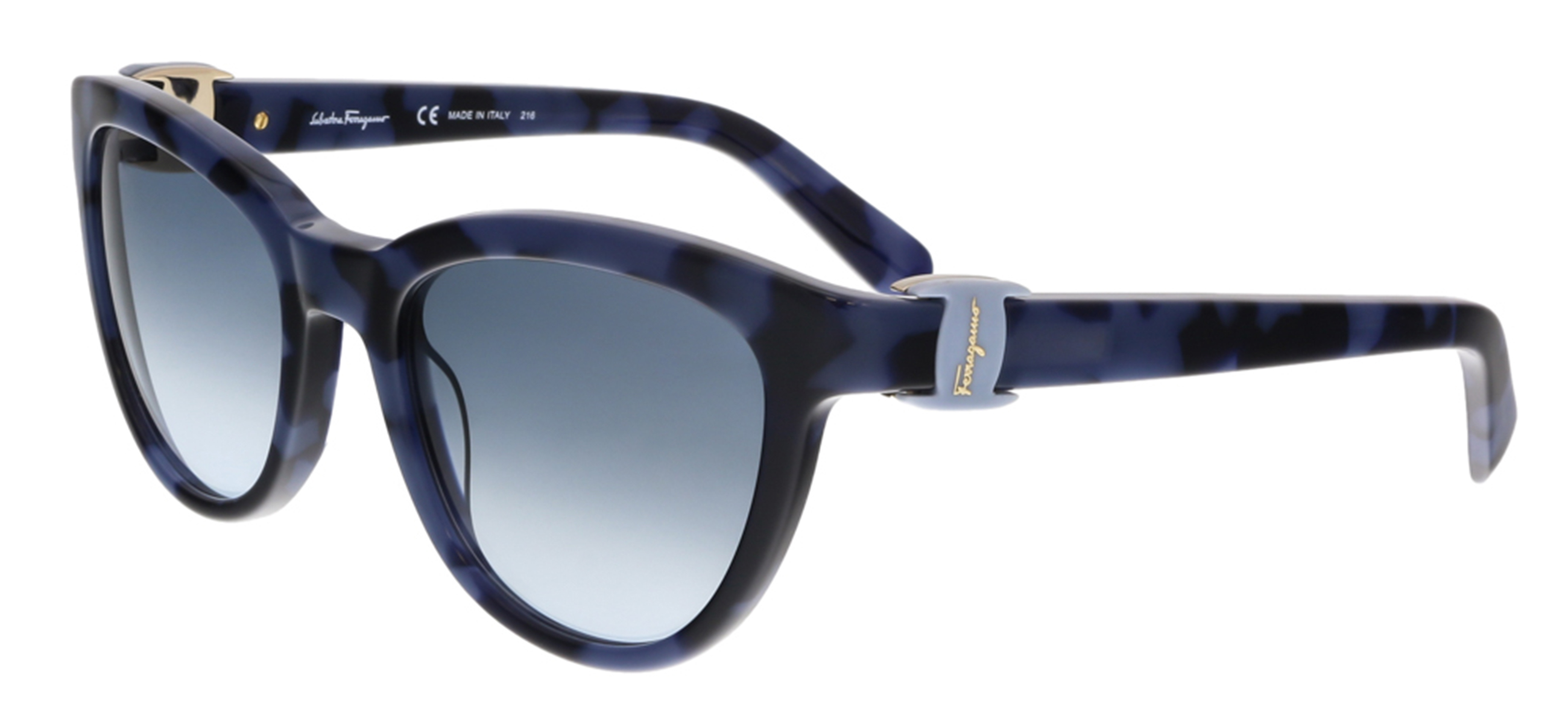 Salvatore Ferragamo SF817S 235 Blue Sunglasses - Walmart.com display picture 1