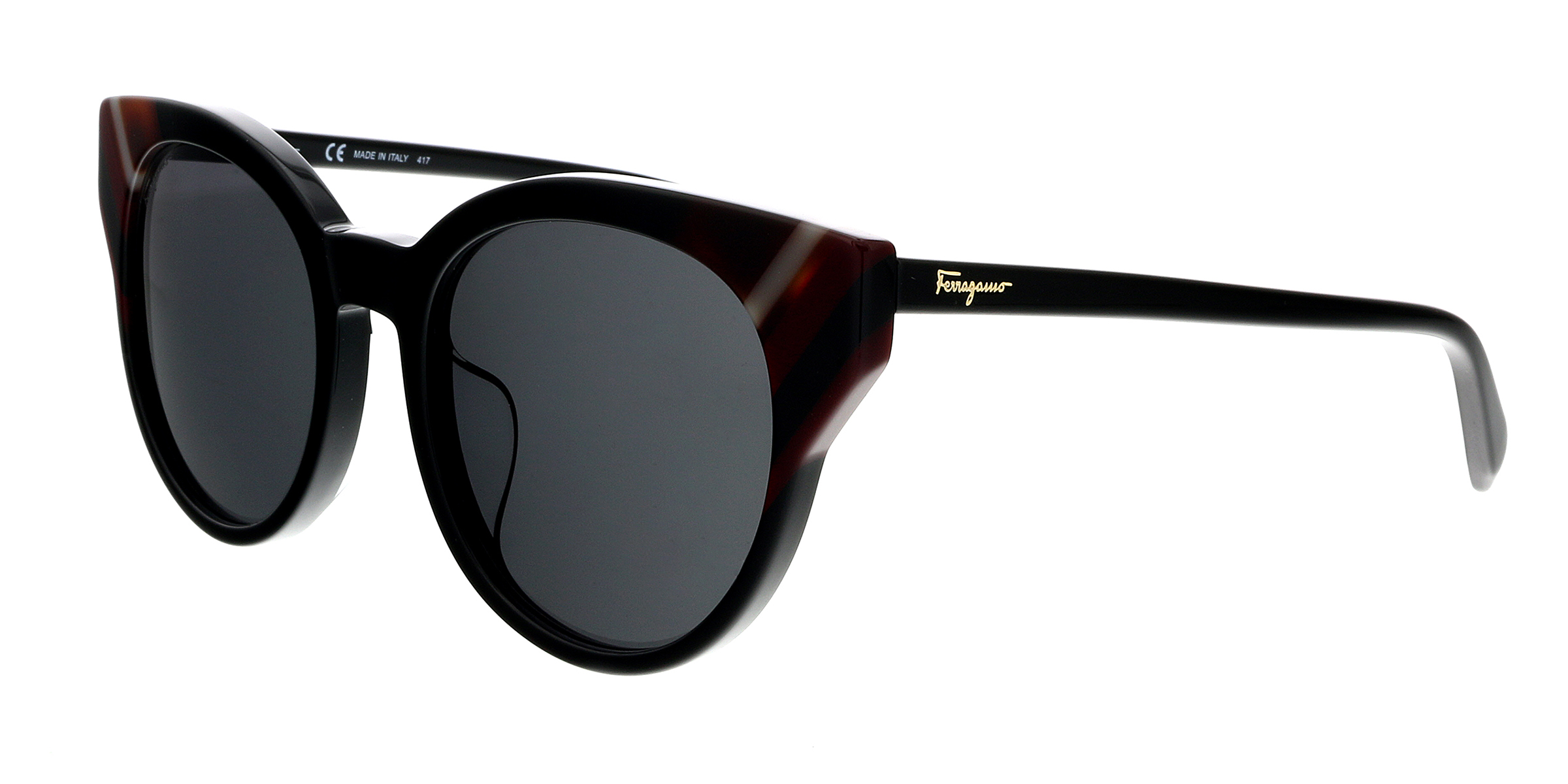 Salvatore Ferragamo SF883SA 001 Black Square Sunglasses for  display picture 3