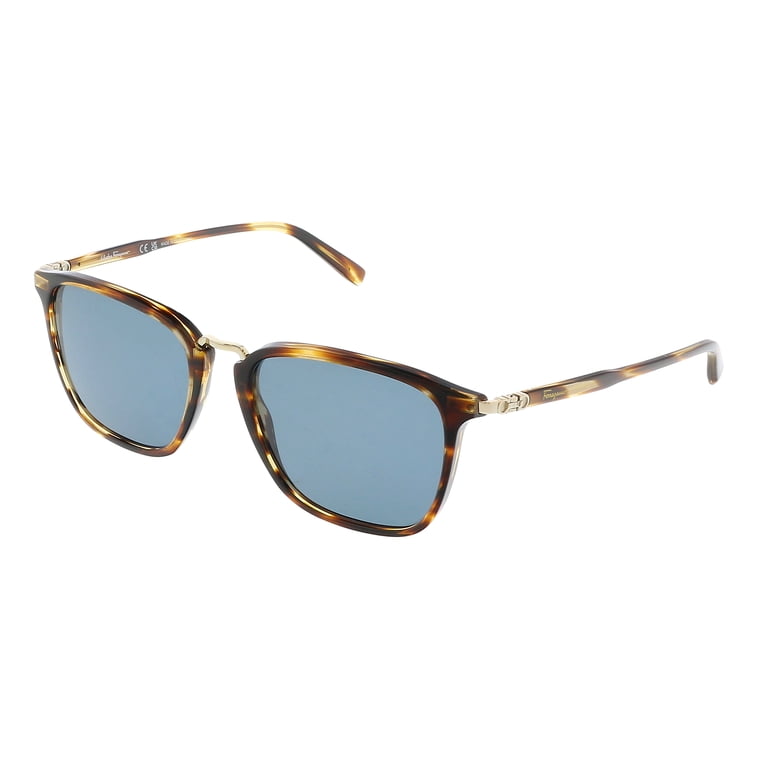 Salvatore Ferragamo SF910S 216 Striped Brown Square 
