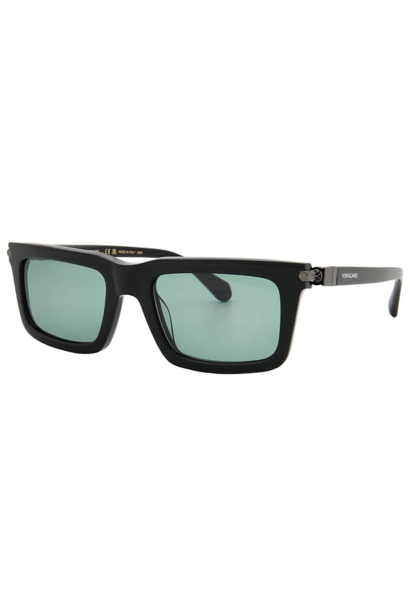 Teal Rectangular Men's Sunglasses SF2015S 001 53