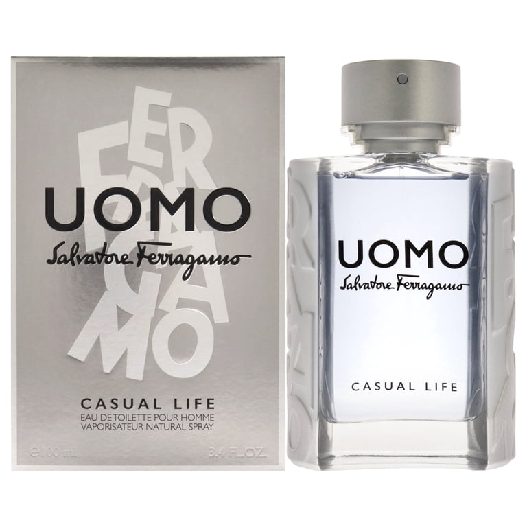Salvatore Ferragamo, Uomo Casual Life EDT Spray, 3.4 oz - Walmart.com
