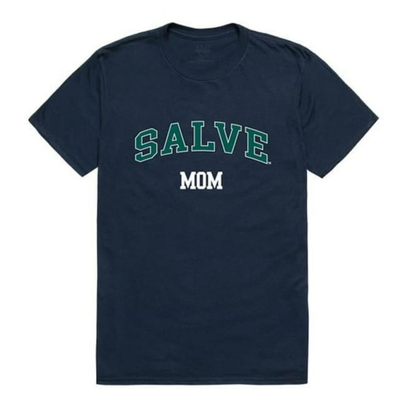 Salve Regina University Seahawks College Mom Short Sleeve T-Shirt, Navy - Small