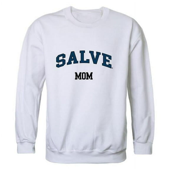 Salve Regina University Seahawks Mom Crewneck Sweatshirt, White - 2XL