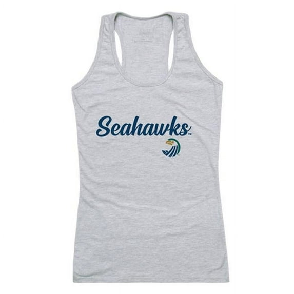 Salve Regina University Seahawks Script Tank Top, Heather Grey - 2XL