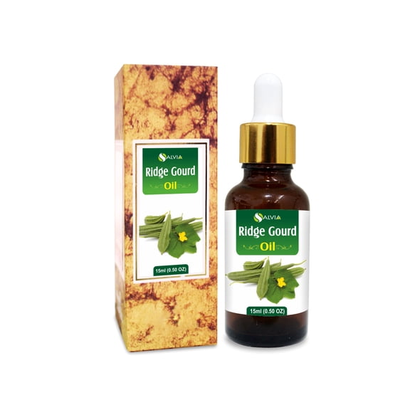 Salvia Ridge Gourd 100% Pure & Natural Uncut Cold Pressed Carrier Oil - 15ml/0.51 fl oz With Dropper