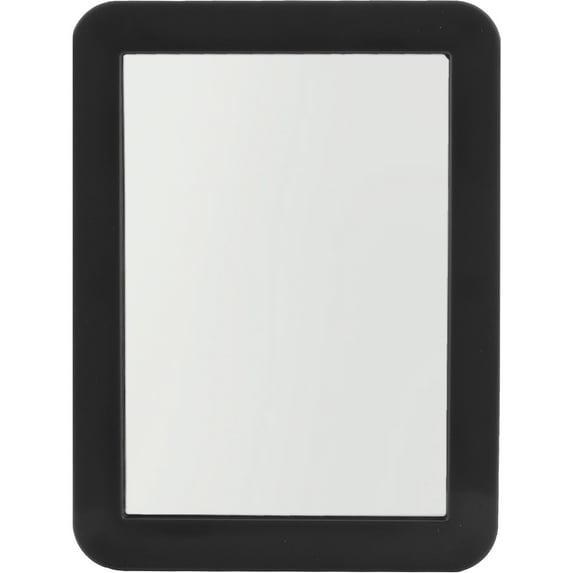 Salvie 1 Pack Quality And Ultra Durable Magnetic Mirror 5” x 7” For Household Refrigerator Bathroom Office Cabinets Use - Black