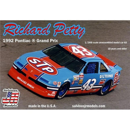SJMRPGP1992A 1/24 Richard Petty #43 1992 Pontiac Grand Prix Plastic Model Car Kit