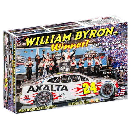Salvinos JR Models William Byron 2024 Daytona 500 Champion 1:24 Model Car Kit