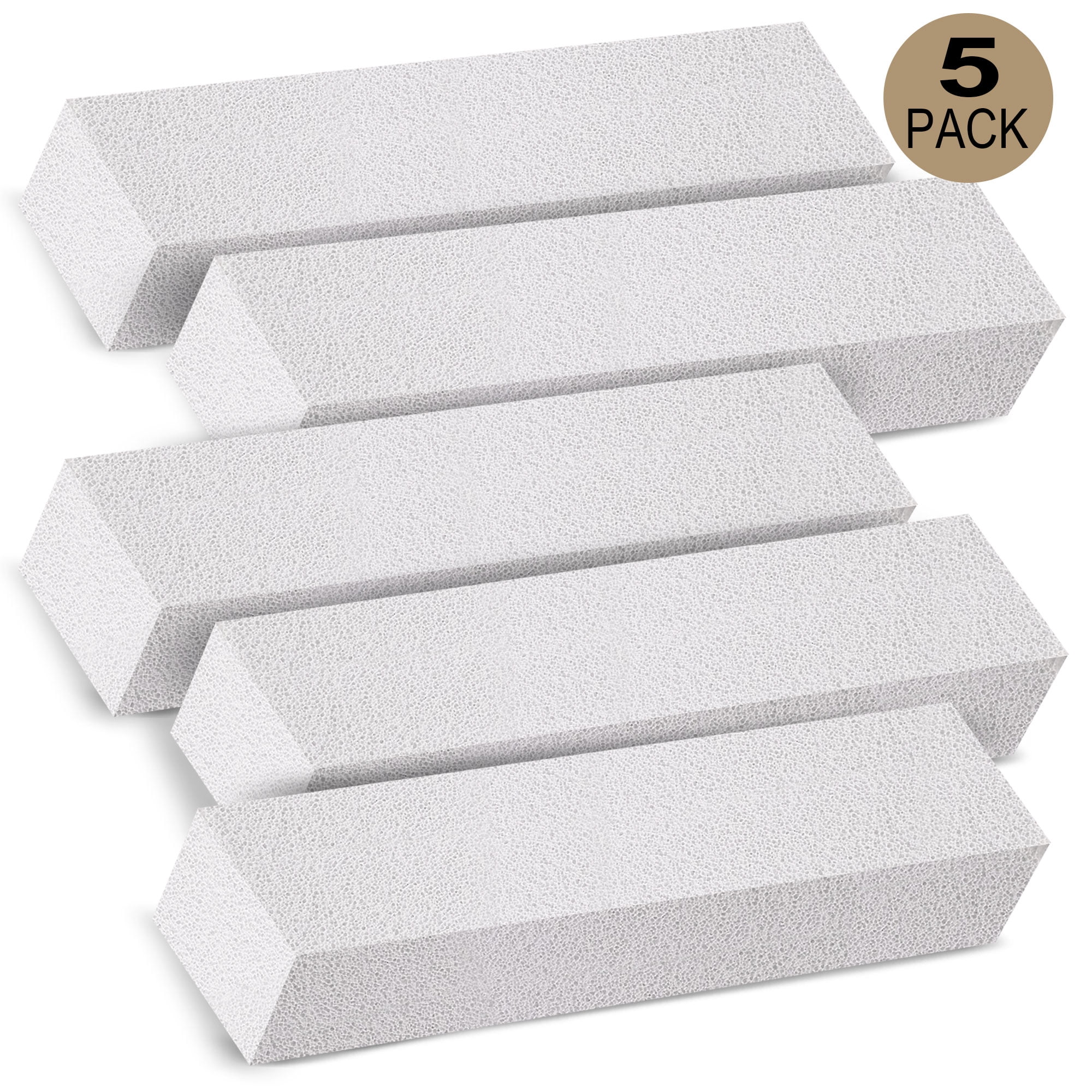 Salvmary 5 Pieces White Pumice Cleaning Stone Hard Water Ring Remover