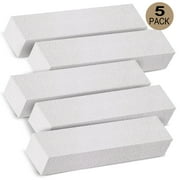 Salvmary 5 Pieces White Pumice Cleaning Stone Hard Water Ring Remover for Cleaning Toilet Bowl, Bath, Kitchen, Pool