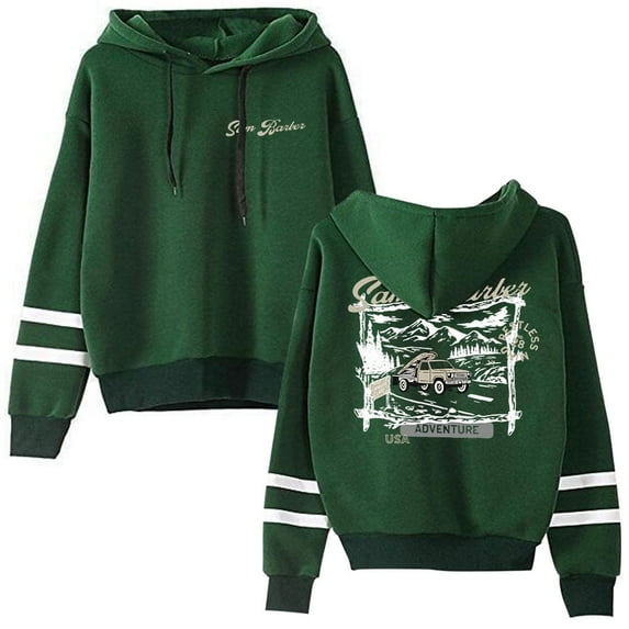 Sam Barber Adventure Hoodie casual sportswear men's and women's fashionable long sleeved pocket less pullover