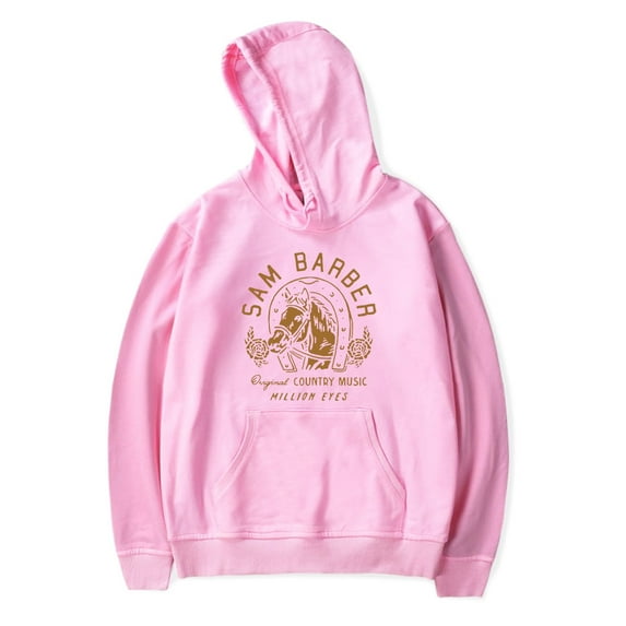 Sam Barber Merch Hoodie Horseshoe Million Eyes Hoodies Country Music Long Sleeve Pullover