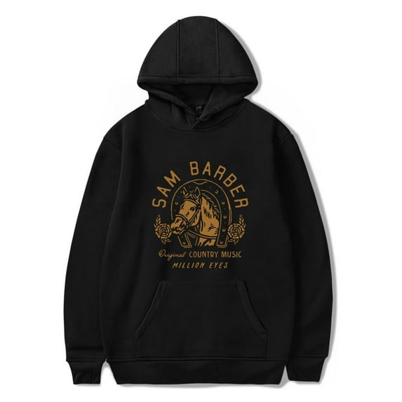 Sam Barber Merch Hoodie Horseshoe Million Eyes Hoodies Country Music Long Sleeve Pullover