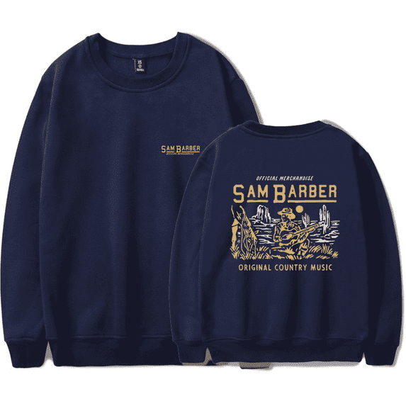 Sam Barber Merch Sweatshirt Southwestern Country Music Long Sleeve Hoodie Crewneck