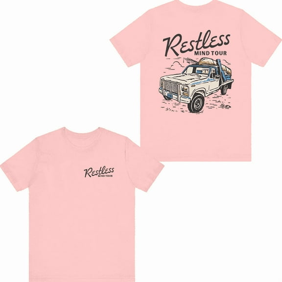 Sam Barber Restless Mind World Tour 2025 Merch Round neck pure cotton short sleeved T-shirt summer men's and women's fashion trend clothing