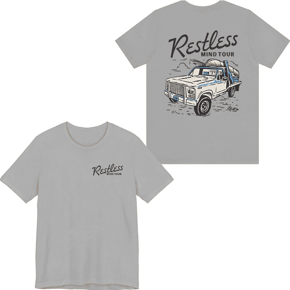 Sam Barber Restless Mind World Tour 2025 Merch T-shirts Crewneck Short Sleeve Tshirts Summer Fashion Clothes